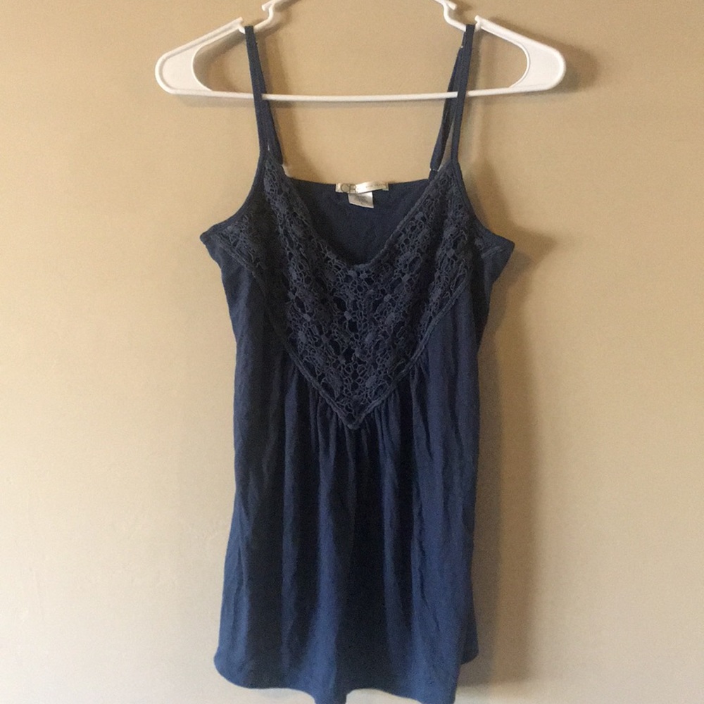 Navy Blue Tank from Charlotte Russe
